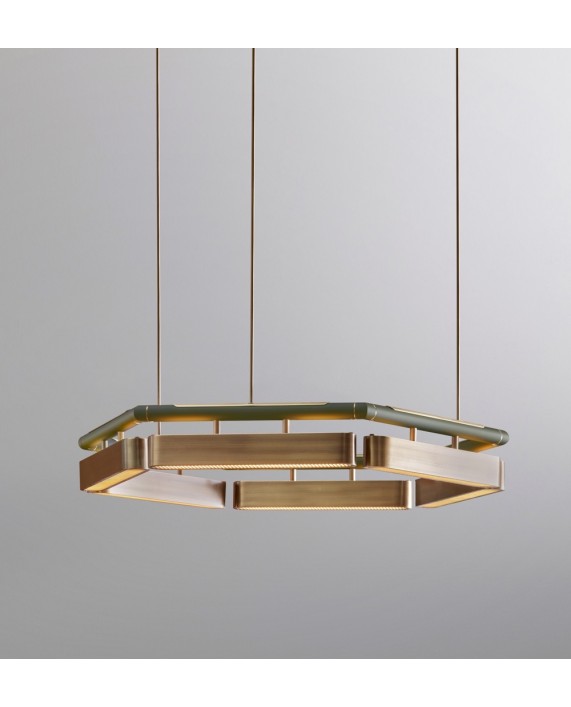 Bert Frank Colt Hexagon Pendant Lamp